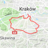 Mapa Szlak Twierdzy Kraków Pd